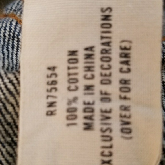 Ezra Fitch by Abercrombie Jean Skirt Shell Trim - Picture 6 of 7